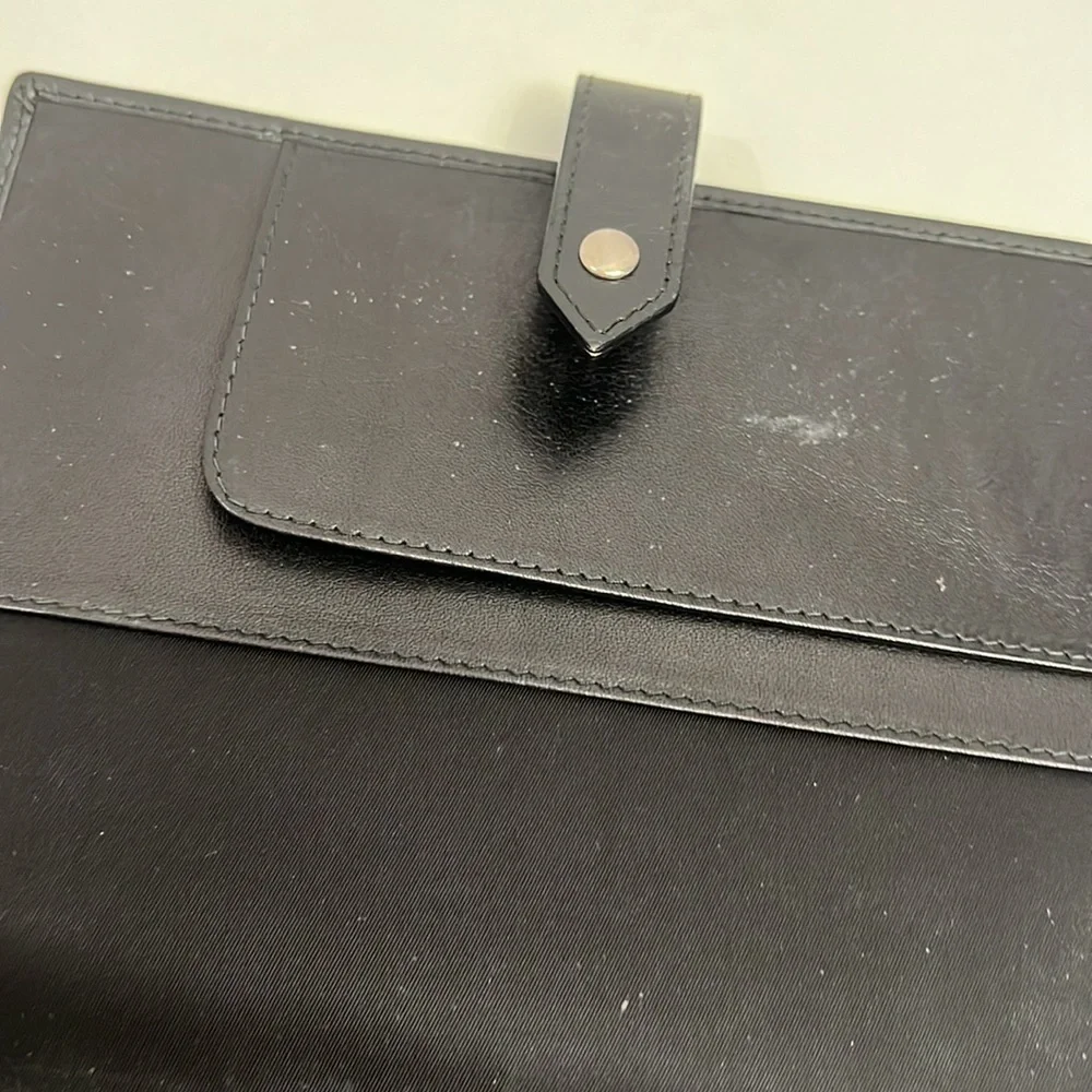 Dior Christian Dior Canvas Lewther Mini IPad holder